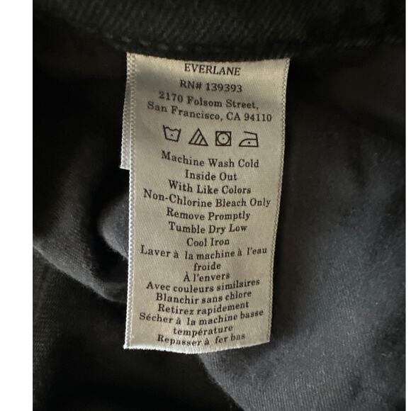 Everlane the Way High Jean in Coal 27 Black - Picture 7 of 8